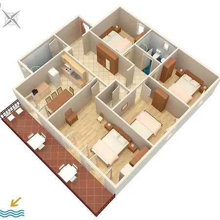 With A Parking Space Rabac, Labin - 3011 Apartment